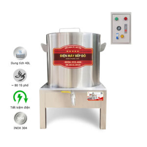 nồi nấu phở 40L tủ điện rời